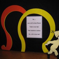 School production Dr Suess arches