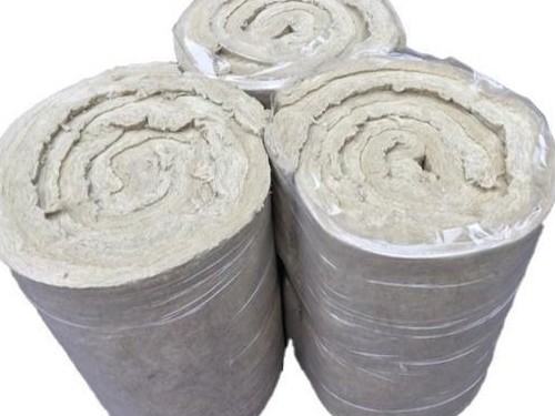 Stone wool blanket roll — flexible mineral wool mat detail